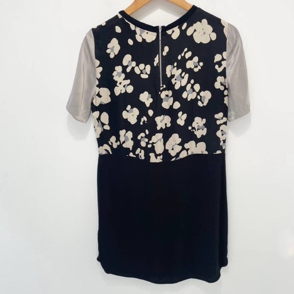 Rebecca Taylor - Color Block Silk Mini Dress - Picture 6 of 7